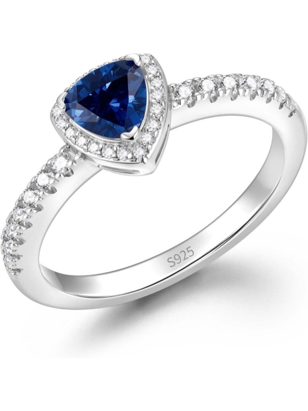 Elegant Birthstone Ring for Women, 925 Sterling Silver Promise Engagement